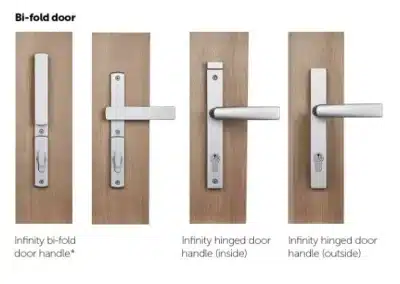 Hardware Timber Bi-fold Hnged Door
