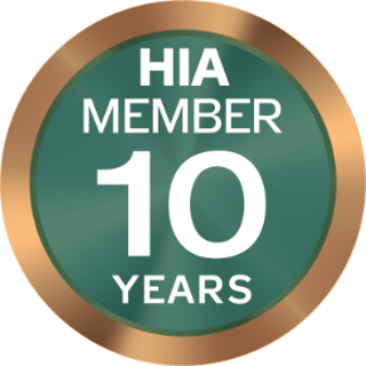 HIA member 10years