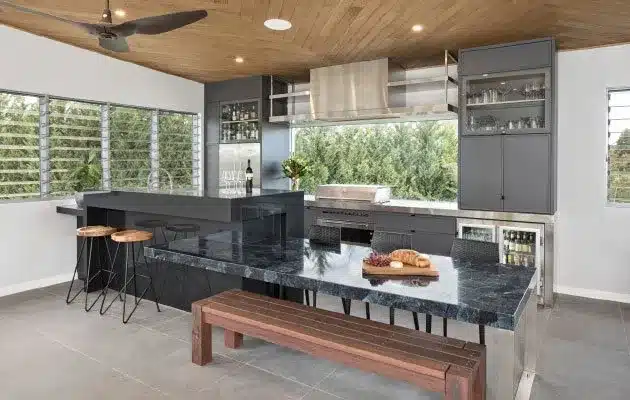 outdoor kitchens