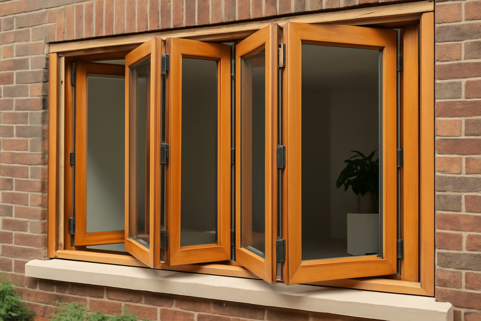 Timber BiFold Window